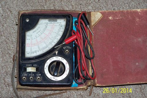 Vintage Midland 23-101 Portable Multimeter In Original Case Manual