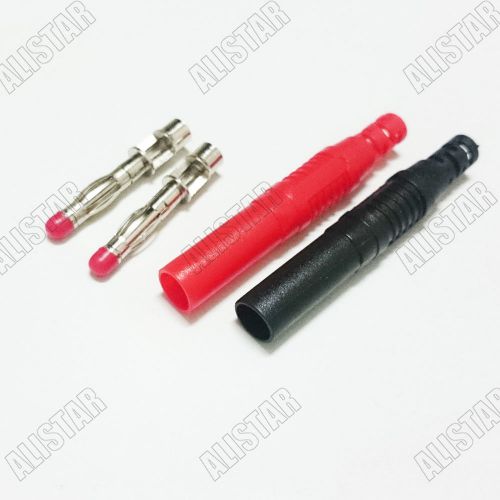 6x high pressure 4mm banana plug insulated for multimeter binding post for sale