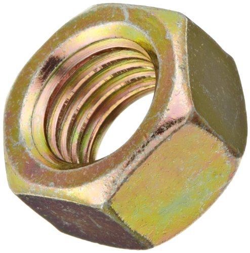 Small Parts Steel Hex Nut, Zinc Yellow-Chromate Plated Finish, Grade 8, 1/2&#034;-13
