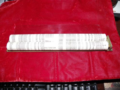 Hickok 539B Roll Chart with roller assembly and plastic cover Very nice