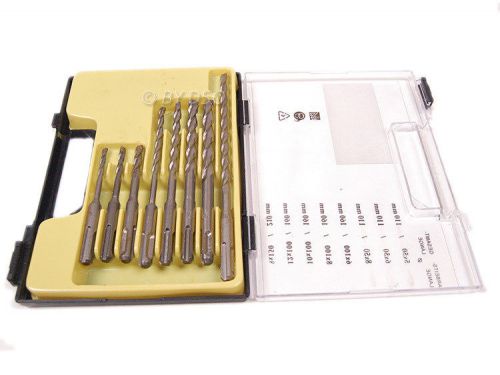 8pc trade builders quality sds plus masonry brick concrete drill bit set 5 - 12m for sale