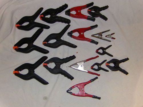 LOT OF  SPRING CLAMPS
