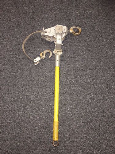 Lug-all 3000 lb. strap ratchet winch hoist free shipping! for sale