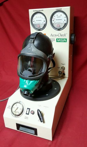 MSA Accu-Check Breathing Apparatus Tester Ultra Elite SCBA Respirator Ultravue F