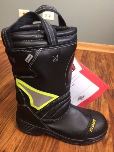 Globe footgear: supreme 14&#034; structural fire boot pull-on, nfpa size 13 w for sale