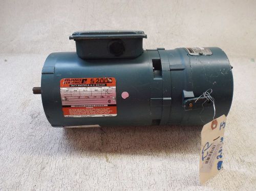 RELIANCE ELECTRIC 1/3 HP AC MOTOR 1725 RPM, W/UNIBRAKE 602455-18-H ZY (USED)