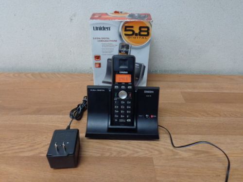 Uniden tru9260 digital cordless phone 5.8ghz w/charging dock/ac adapter working! for sale
