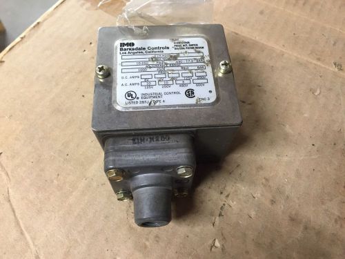 IMO Barksdale Controls E1H-H250 Actuated Pressure Switch 10-250PSI *USED*