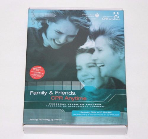 Family &amp; Friends® CPR Anytime Learning Technology - NEW - Factory Sealed
