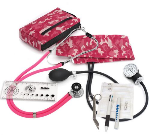 Aneroid Sphygmomanometer / Sprague-Rappaport Nurse Kit® PINK CAMOFLAUGE