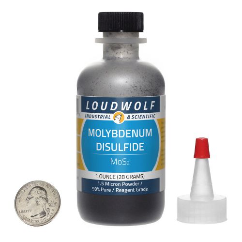 Molybdenum disulfide / 1.5 micron powder / 1 ounce / 99% pure / ships fast for sale