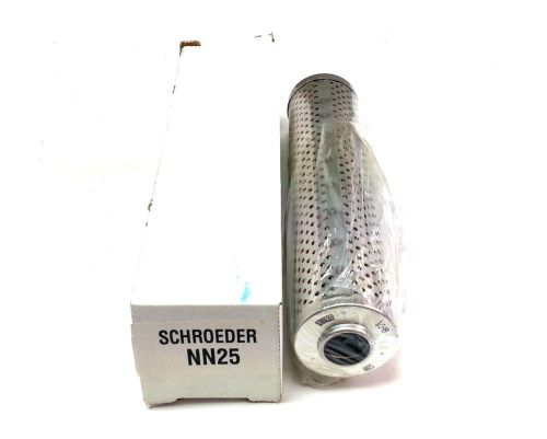 Schroeder nn25 filter element excellement 2000 series nib for sale