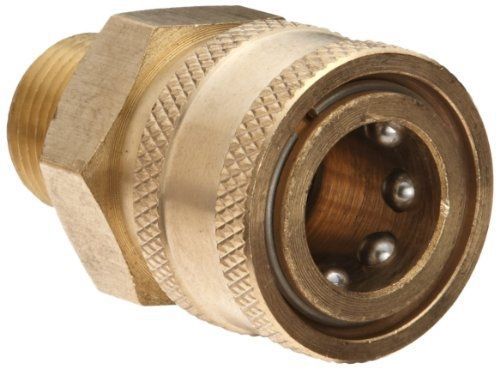Dixon valve &amp; coupling dixon stmc3 brass hydraulic quick-connect fitting, 3/8&#034; for sale