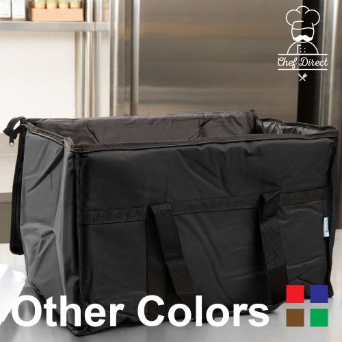 23&#034; x 13&#034; x 15&#034; Professional Insulated Nylon Food Delivery Bag - 5 colors