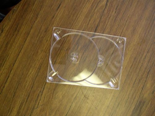 200 DOUBLE DVD DIGITRAYS CLEAR 1/4&#034; THICK SF20