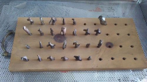 Lot of 26 Metal Working ROUTER BITS Machine Shop Drill Bits, Lathe Bits