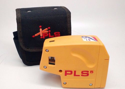 PLS Pacific Laser Systems 5 Laser Level Tilt with Pouch Case 4/2016 N5-55751