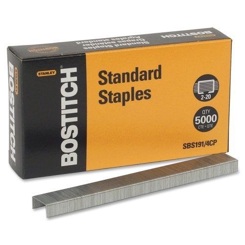Bostitch Office Stanley Bostitch Full Strip Standard Chisel Point Staples, 1/4