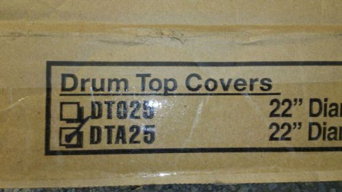 New dta25 drum top absorbent pad 22&#034; dia qty / pkg of 25 for sale