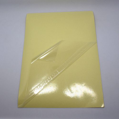 1 - 250X A4 ( 8.3x11.7 inch) Transparent PET Laser Printing Paper DIY Labels