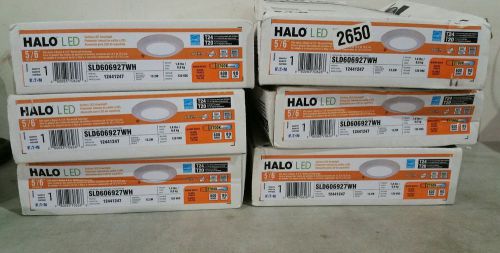 LOT of 6 Halo Surface LED Downlight 5&#034;/6&#034;  SLD606927WH 2650ep