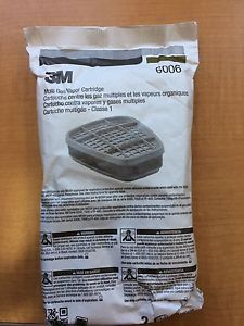 NEW 3M 6006 MULTI GAS / VAPOR CARTRIDGE EXPIRES 02/2021