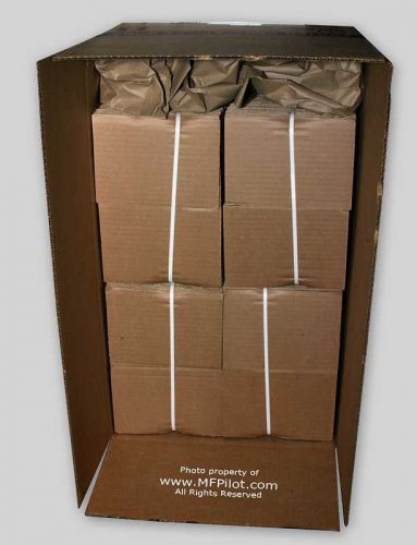 (400) 5&#034; x 7&#034; corrugated shipping pads - four (4) bundles lot - new for sale