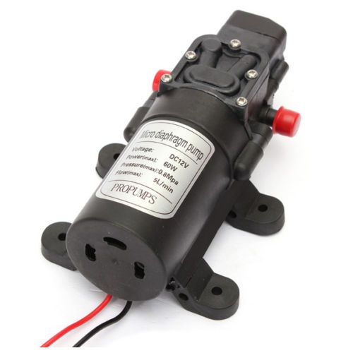 Micro auto motor diaphragm high pressure water pump automatic 115 psi. ed for sale