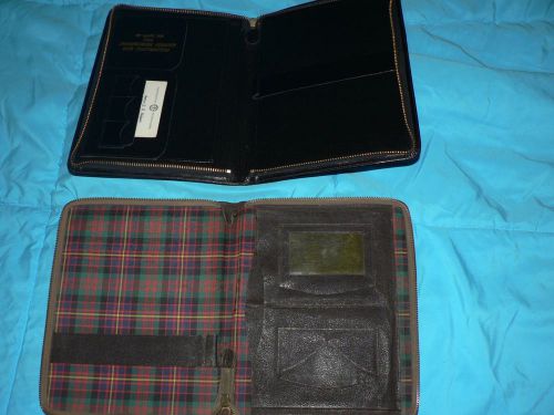 Vintage portfolio Book holder Planer Organizer Folder