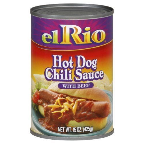 El Rio Chili Dog Meat Sauce, 15-Ounce (Pack of 12)