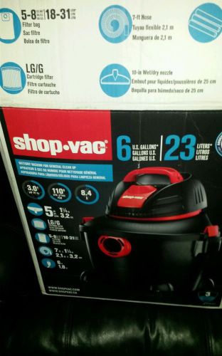 SHOP VAC WET DRY    model 549705  new never used open box for pictures only