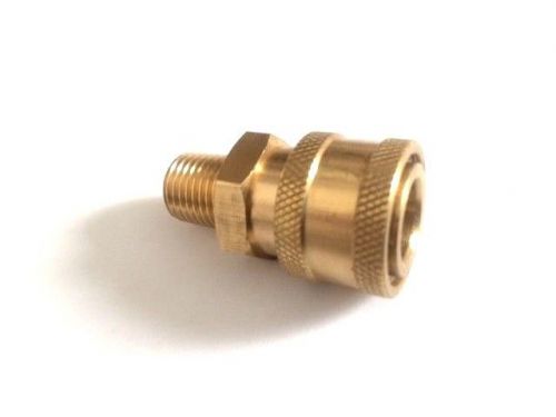 Pressure washer 1/4&#034; male (npt) brass quick connect coupler for sale