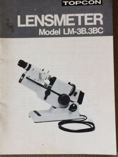 Topcon Lensometer LM-3B