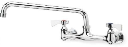 Krowne 12-808L Faucet Commercial Sink Wall Mount 8 Spout 8 Centers 14108