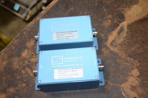 Spectracom Frequency Distribution Line Tap Lot of 2 10 MHz 8140 8140T10 8140T 10