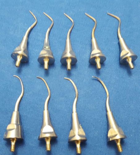Star titan sw dental handpiece tips - lot of 9 for sale