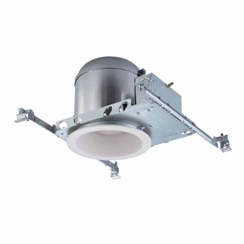 Commercial electric 6 in white recessed lighting housings and trims (6-pack) for sale
