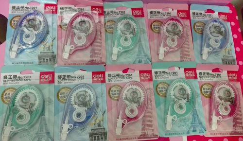 10PCS 5mm*6m Roller Correction Tape White Out Study Office School Stationery,