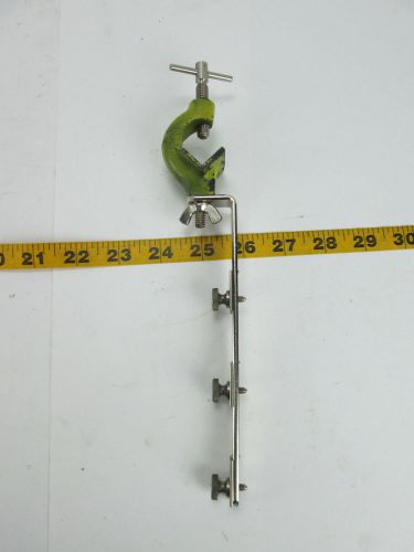 V-Block Style C Clamp with Attachment Screw Type Cast 2 1/2&#034; Yellow T