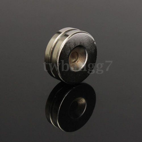 2x N50 30x5mm Powerful Round Magnets 5mm Hole Rare Earth Permanent Fridge Strong
