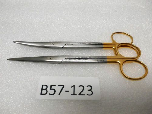 Symmetry 36-5051,61 tc edge mayo scissors 6.75&#034; round pattern straight+cvd for sale