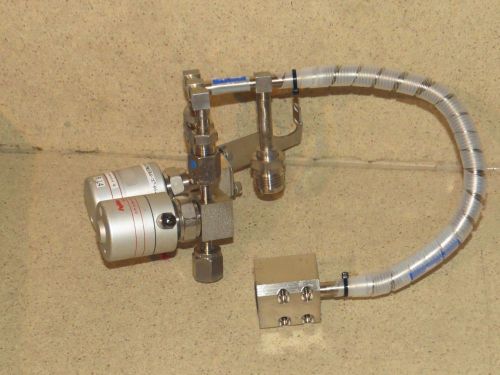 Fujikin inc pneumatic valve type nc - o.p. 0.34-0.49 mpa (f6) for sale
