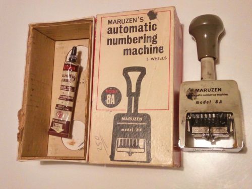 Vintage MARUZEN&#039;S Automatic Numbering Machine Made in Japan !!