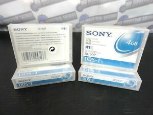 (Lot of 4) SONY DP90P DDS-1 / 4GB Compressed - 2GB Native DATA CARTRIDGE (NEW)