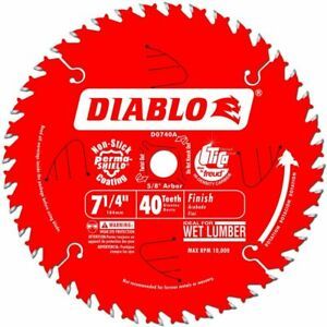 Diablo Genuine 71/4in x 40 Tooth Finish Saw Blade # D0740A
