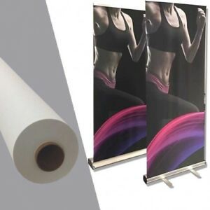 Eco-solvent Polypropylene Roll Up Film Synthetic Paper Roll Up Film,36&#034;x100ft