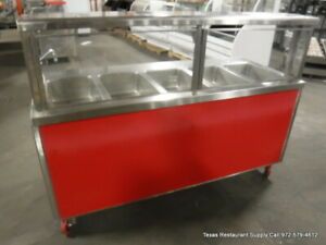 Duke TEHF74SSM 74.5&#034; Electric 5 Well Steam Table With Casters