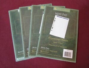 4 NEW SEALED Packs AT-A-GLANCE Note Pad Refills 5 ” X 8 ” C20-10  100 Sheets