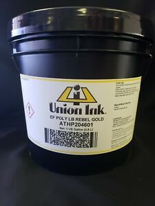 Union Ink EF Poly LB Rebel Gold, gallon ATHP2046G