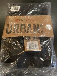 New Chef Works Urban Collection Bistro Apron with Pockets Brand - Black